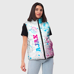 Женский жилет Ajax neon gradient style: по-вертикали, цвет: 3D-черный — фото 2