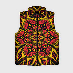 Женский жилет Мандала в стиле хохломы