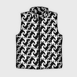 Женский жилет Динозаврик - паттерн