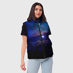 Женский жилет Звёздное небо, цвет: 3D-красный — фото 2