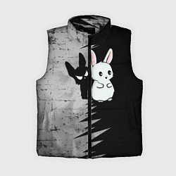 Женский жилет Теневой зайка, цвет: 3D-черный