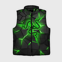 Женский жилет Razer neon logo