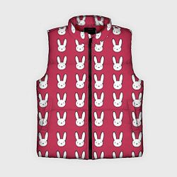 Женский жилет Bunny Pattern red