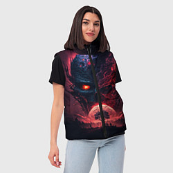 Женский жилет Планета демонов, цвет: 3D-красный — фото 2