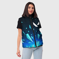 Женский жилет Valorant взрыв частиц, цвет: 3D-черный — фото 2