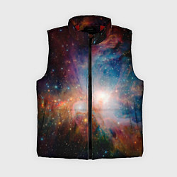 Женский жилет Безграничный космос, цвет: 3D-красный