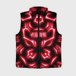 Женский жилет Магическая битва светящиеся Знаки Сукуны