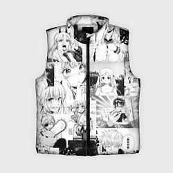 Женский жилет Манга Пуэр и человек бензопила