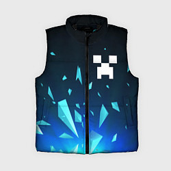 Женский жилет Minecraft взрыв частиц