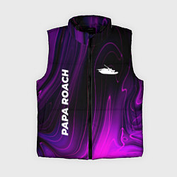 Женский жилет Papa Roach violet plasma, цвет: 3D-черный