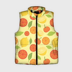 Женский жилет Цитрусовый рай