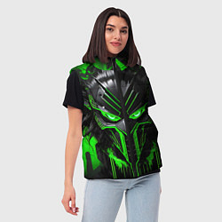 Женский жилет Неоновый мститель, цвет: 3D-светло-серый — фото 2