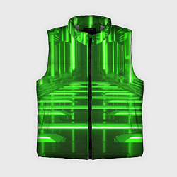 Женский жилет Зеленые световые объекты