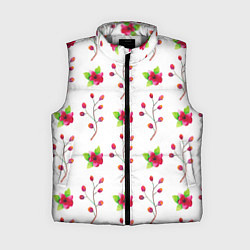 Женский жилет Red flowers