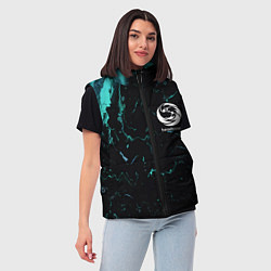 Женский жилет Beastcoast абстракт, цвет: 3D-черный — фото 2