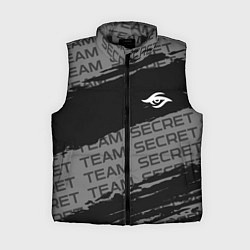 Женский жилет Форма Team Secret, цвет: 3D-черный