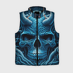 Женский жилет Череп на дне морской пучины