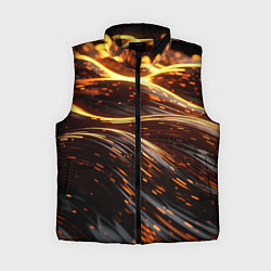 Женский жилет Золотые волны