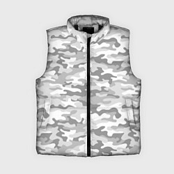 Женский жилет Камуфляж серый