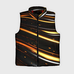 Женский жилет Золотые плавные линии