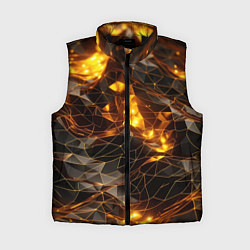 Женский жилет Золотистая текстура