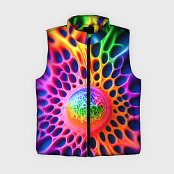 Женский жилет Паутина абстракция, цвет: 3D-красный