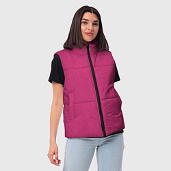 Женский жилет Beetroot Purple, цвет: 3D-светло-серый — фото 2