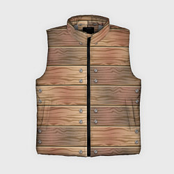 Женский жилет Деревянный стиль