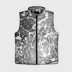 Женский жилет Текстура - White on gray, цвет: 3D-красный