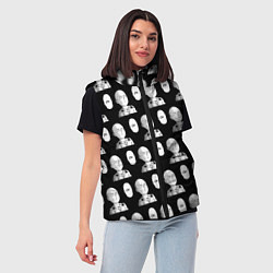 Женский жилет Saitama - ok pattern, цвет: 3D-красный — фото 2