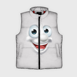 Женский жилет Милая улыбка, цвет: 3D-красный