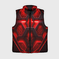 Женский жилет Red space abstract