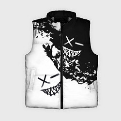 Женский жилет Smile - black and white, цвет: 3D-светло-серый