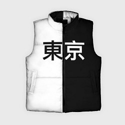 Женский жилет Tokyo - Иероглифы, цвет: 3D-черный