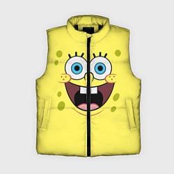 Женский жилет Губка Спанч Боб, цвет: 3D-черный