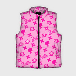 Женский жилет Барби паттерн розовый, цвет: 3D-светло-серый