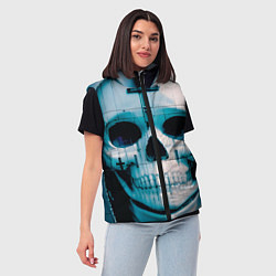 Женский жилет Проклятие монахини, цвет: 3D-черный — фото 2