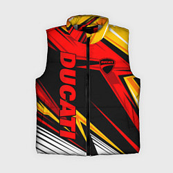 Женский жилет Ducati - red uniform