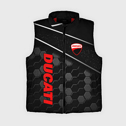 Женский жилет Ducati - технологическая броня, цвет: 3D-красный