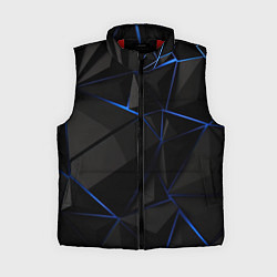 Женский жилет Black blue style, цвет: 3D-красный