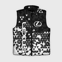 Женский жилет Лексус - распад, цвет: 3D-черный