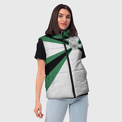 Женский жилет Железнодорожные войска, цвет: 3D-черный — фото 2