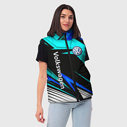 Женский жилет Фольцваген - sport uniform, цвет: 3D-светло-серый — фото 2