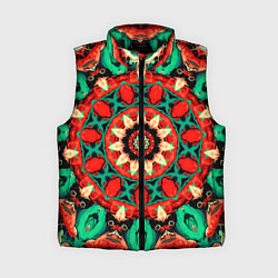 Женский жилет Мандала калейдоскоп