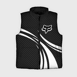 Женский жилет Fox carbon line - white, цвет: 3D-черный