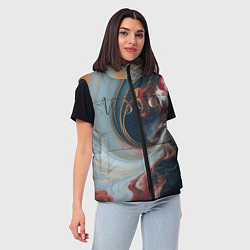 Женский жилет Москва палитра, цвет: 3D-красный — фото 2