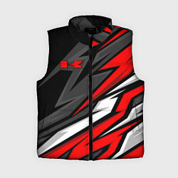 Женский жилет Kawasaki - red uniform, цвет: 3D-черный