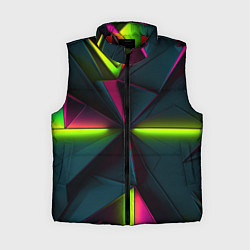 Женский жилет Зеленые неоновые плиты