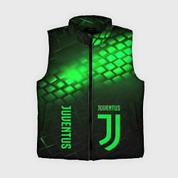 Женский жилет Juventus green logo neon