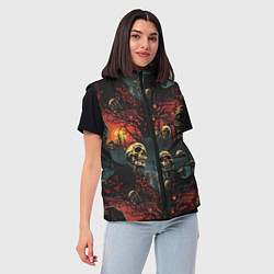 Женский жилет Нечистый дух, цвет: 3D-светло-серый — фото 2